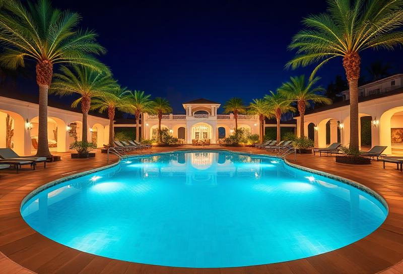 Luxury swimming pool by Fox Pools
